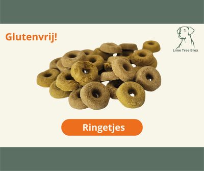 Glutenvrije ringetjes | hondenkoekje 400 gram