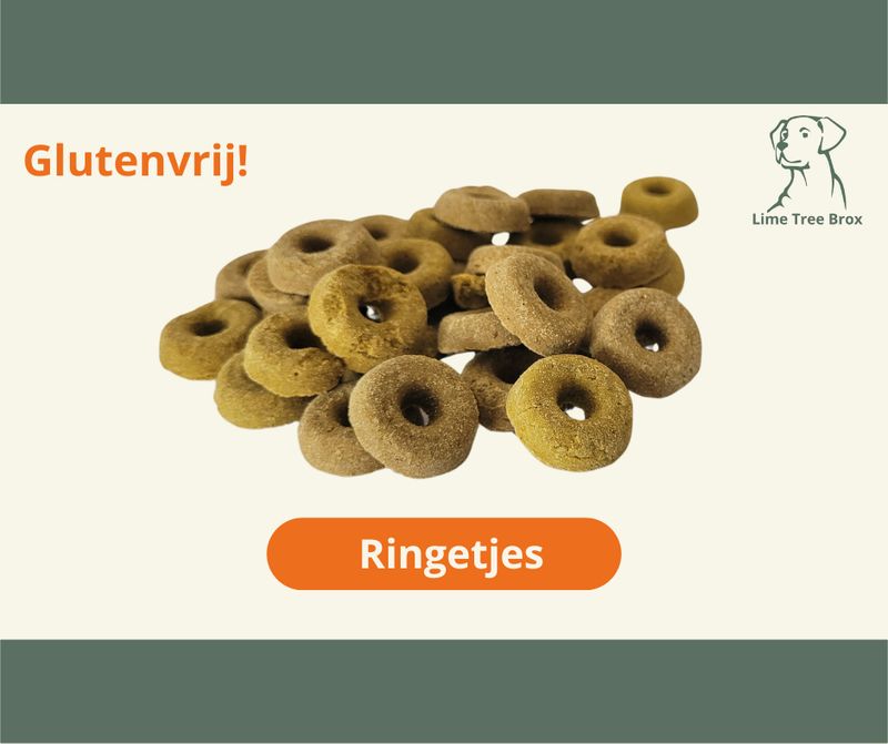 Glutenvrije ringetjes | hondenkoekje 400 gram