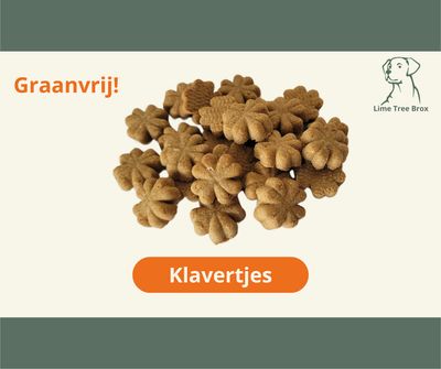 Graanvrije Klavertjes | hondenkoekje 400 gram