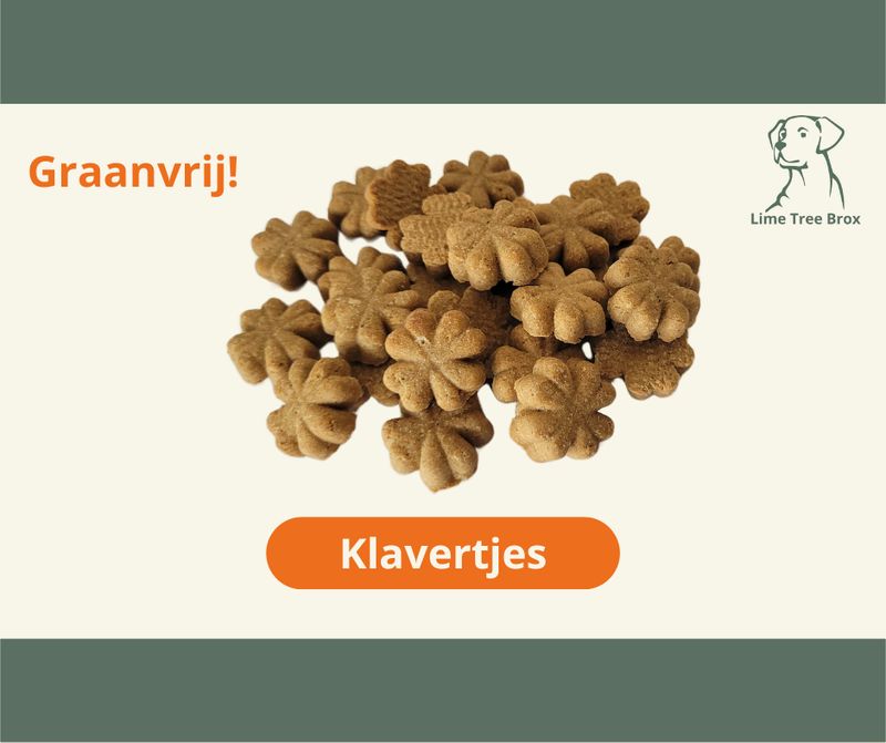 Graanvrije Klavertjes | hondenkoekje 400 gram