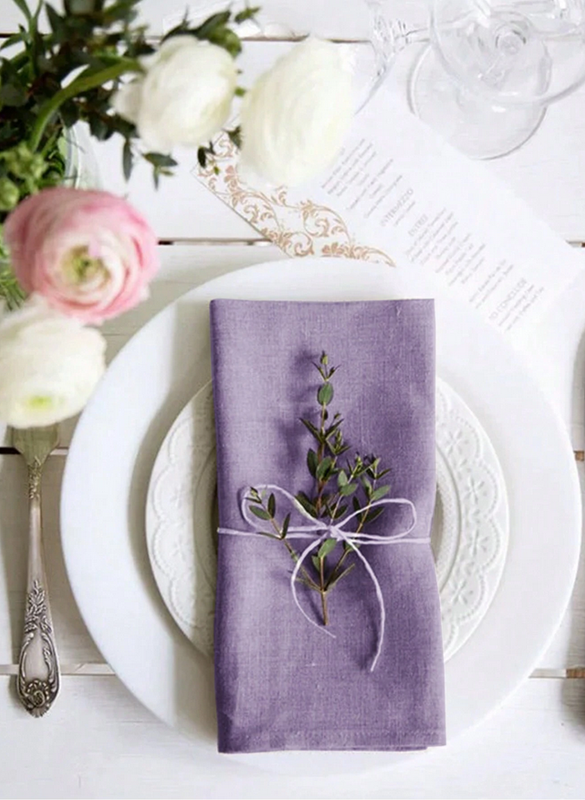 Cloth Napkins (Purple)