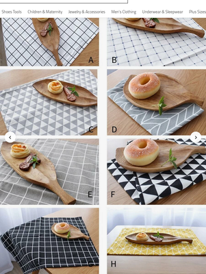 Geometric Cloth Napkins (Multicolor)