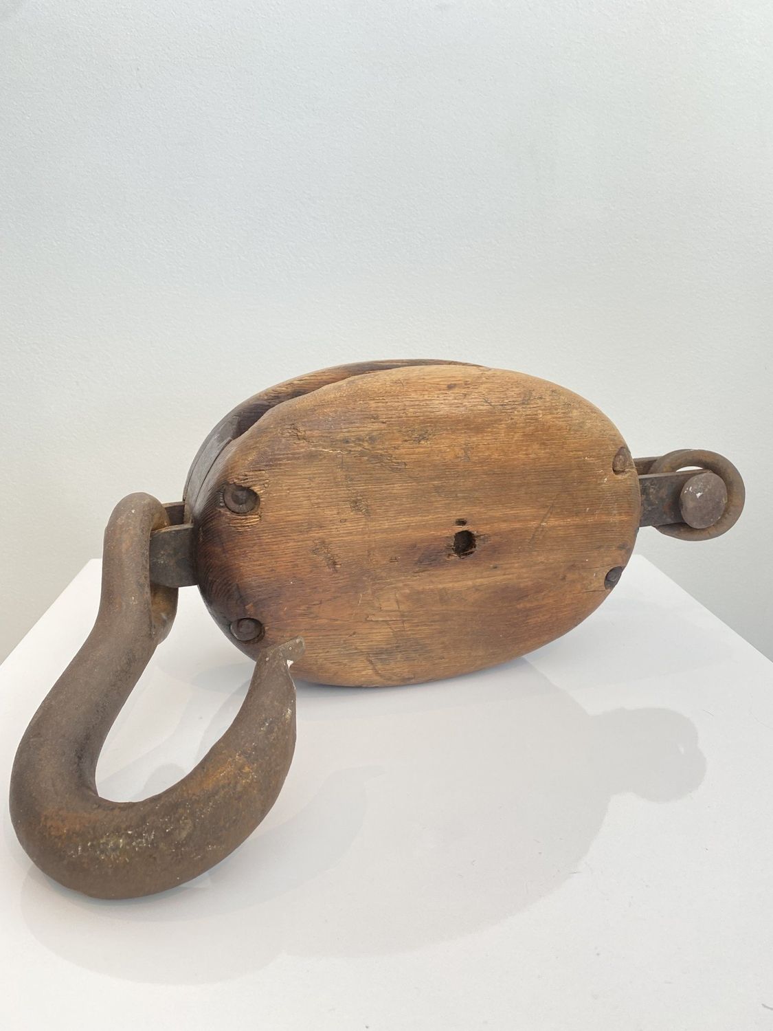 *Wood Vintage Pulley