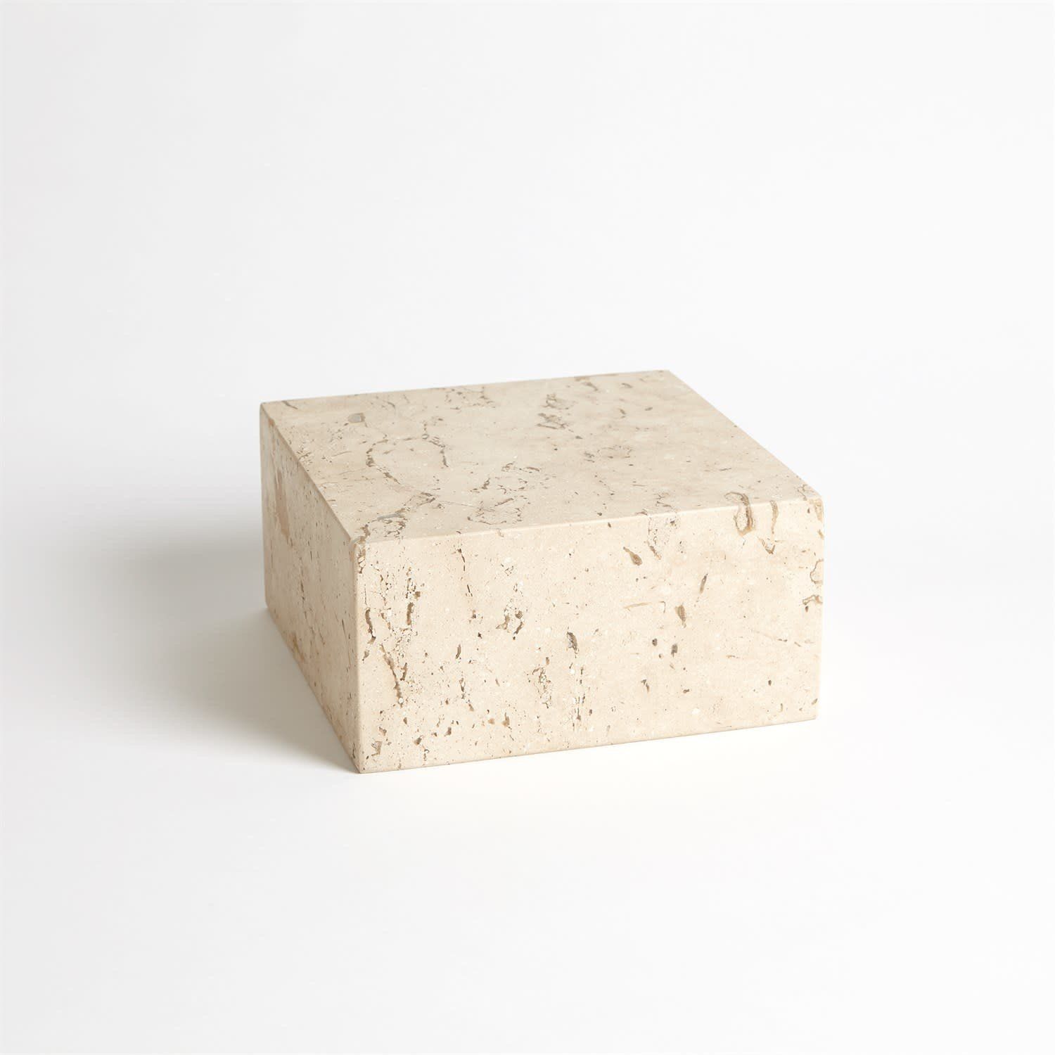 SS Stone Travertine Plateau-sm Riser - display only
