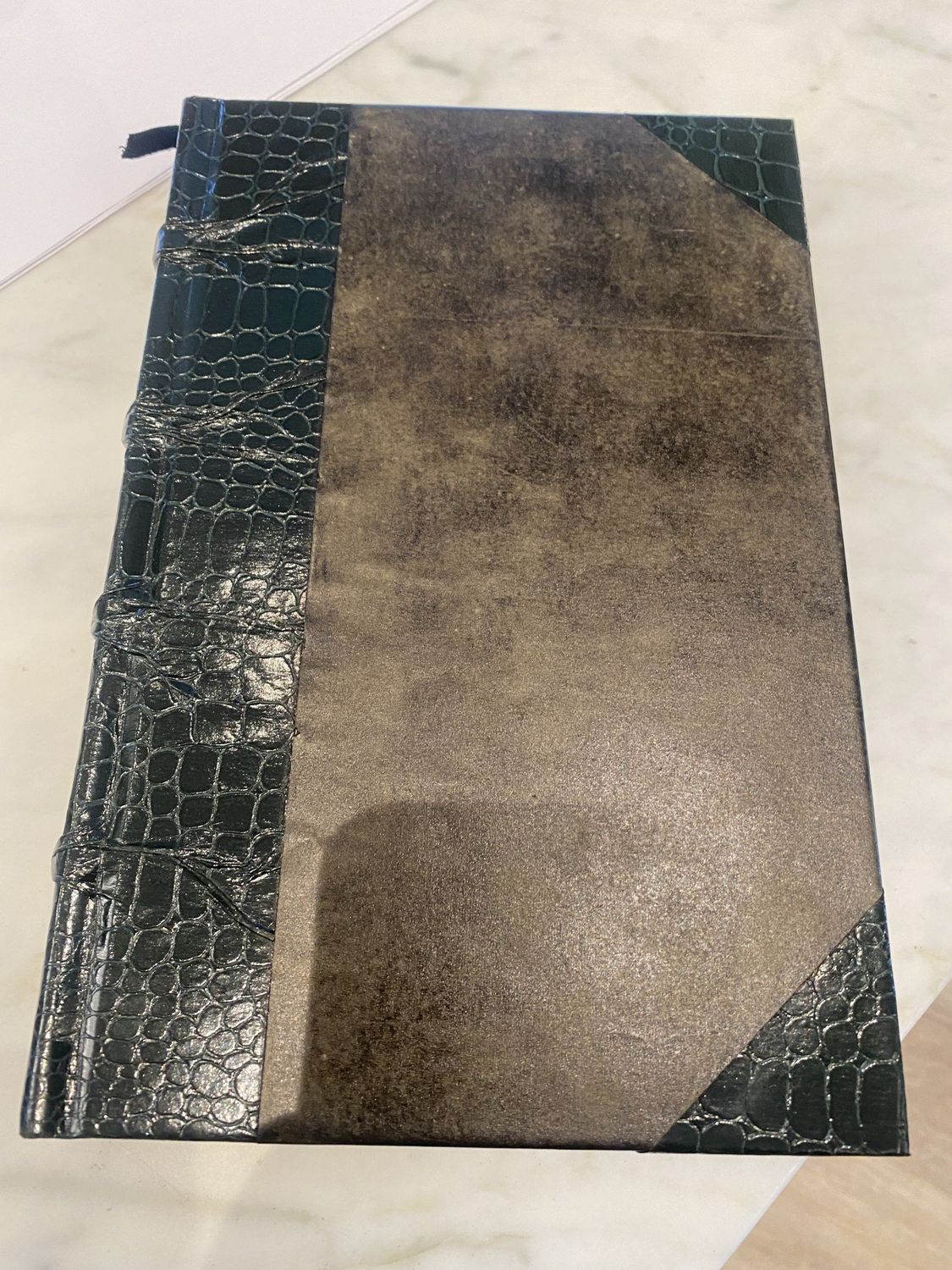 *Book Exotic Green Croc Sold Individually