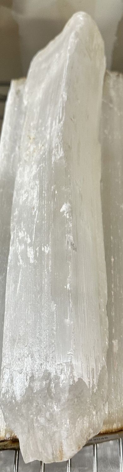Selenite Log  A (16&quot; x 3&quot; x 3&quot;) White