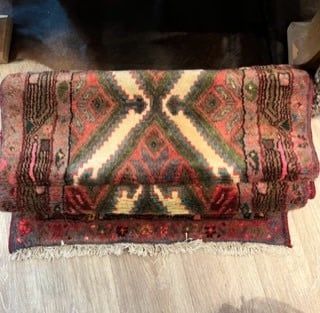 Persian Runner 2&#39;4&quot; x 9&#39;8&quot;, Hand Knotted Karajeh - 100% Wool