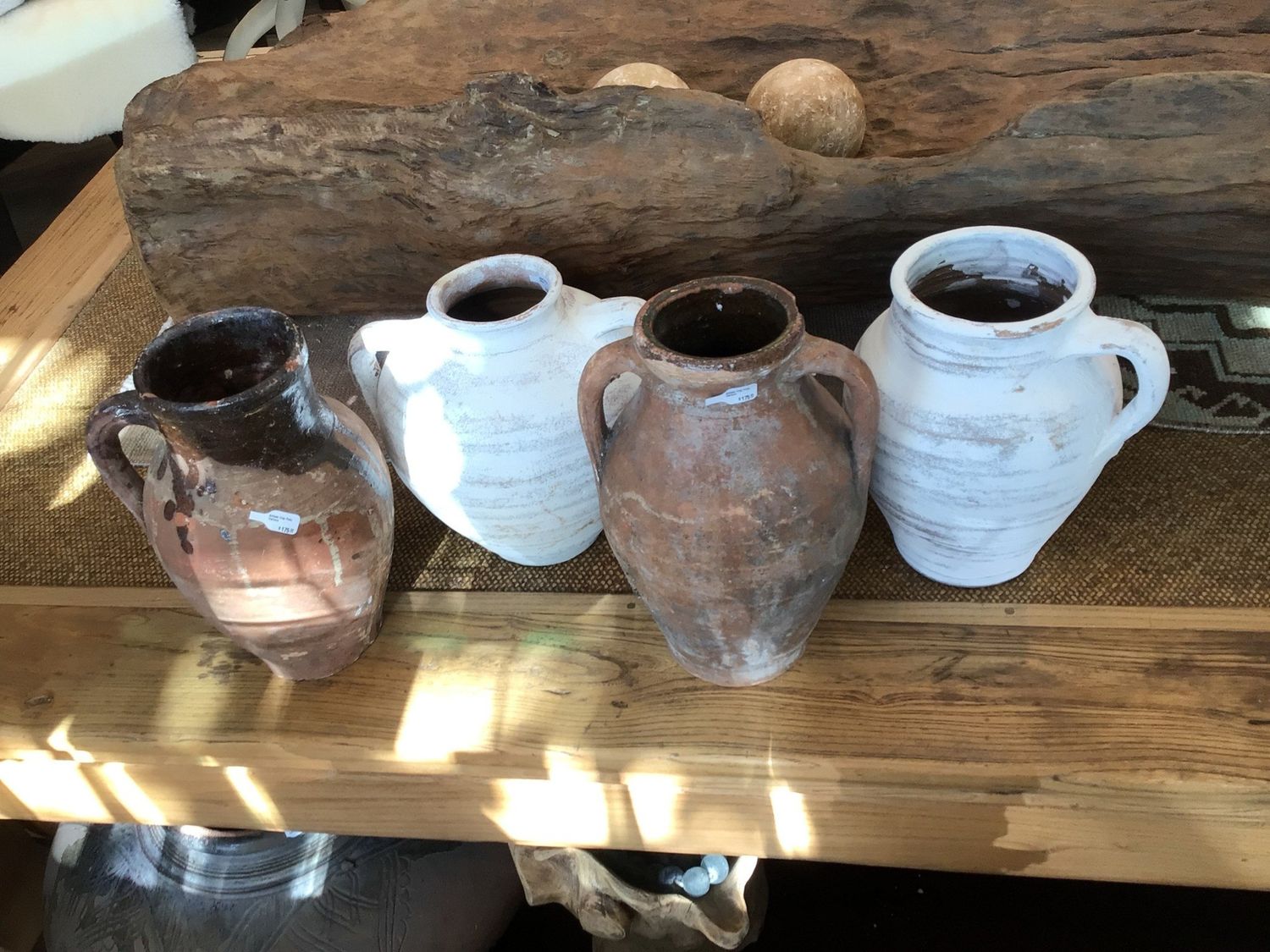Artisan Clay Pots, Various - 9 in stock