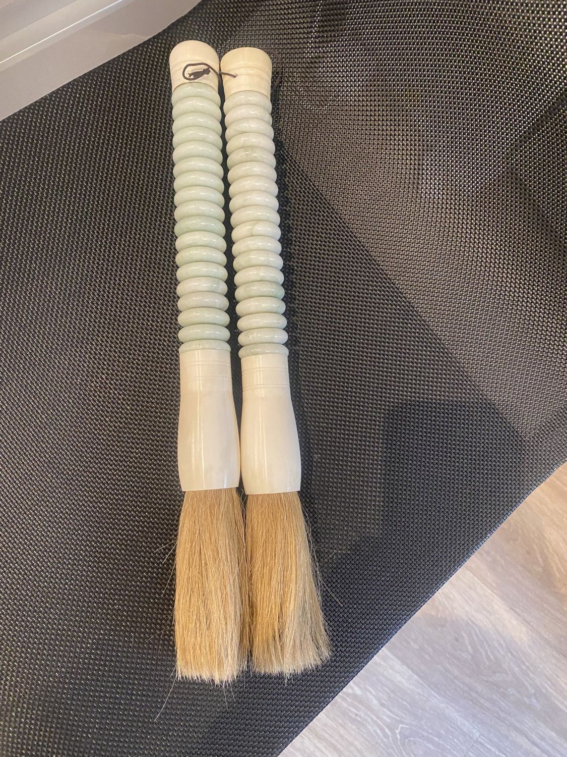 Calligraphy Brush 18 Ring 14&quot; Jade Green