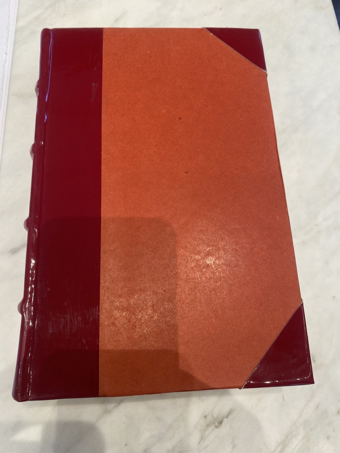*Book Patent Leather Cardinal Set Of 5 Red Orange