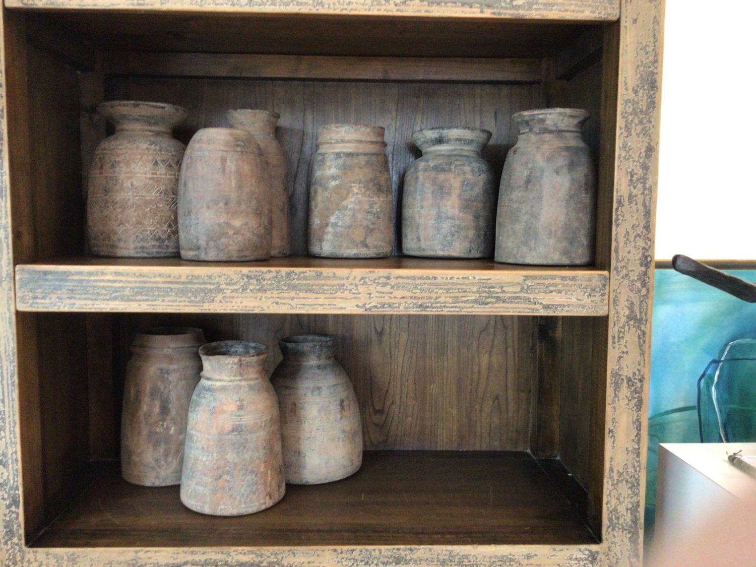 Wood teak oil/water Mid 20th c. northern india