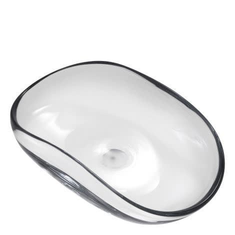 Glass Bowl Hand Blown Clear