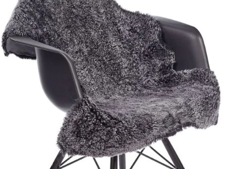 Sheepskin Curly Anthracite