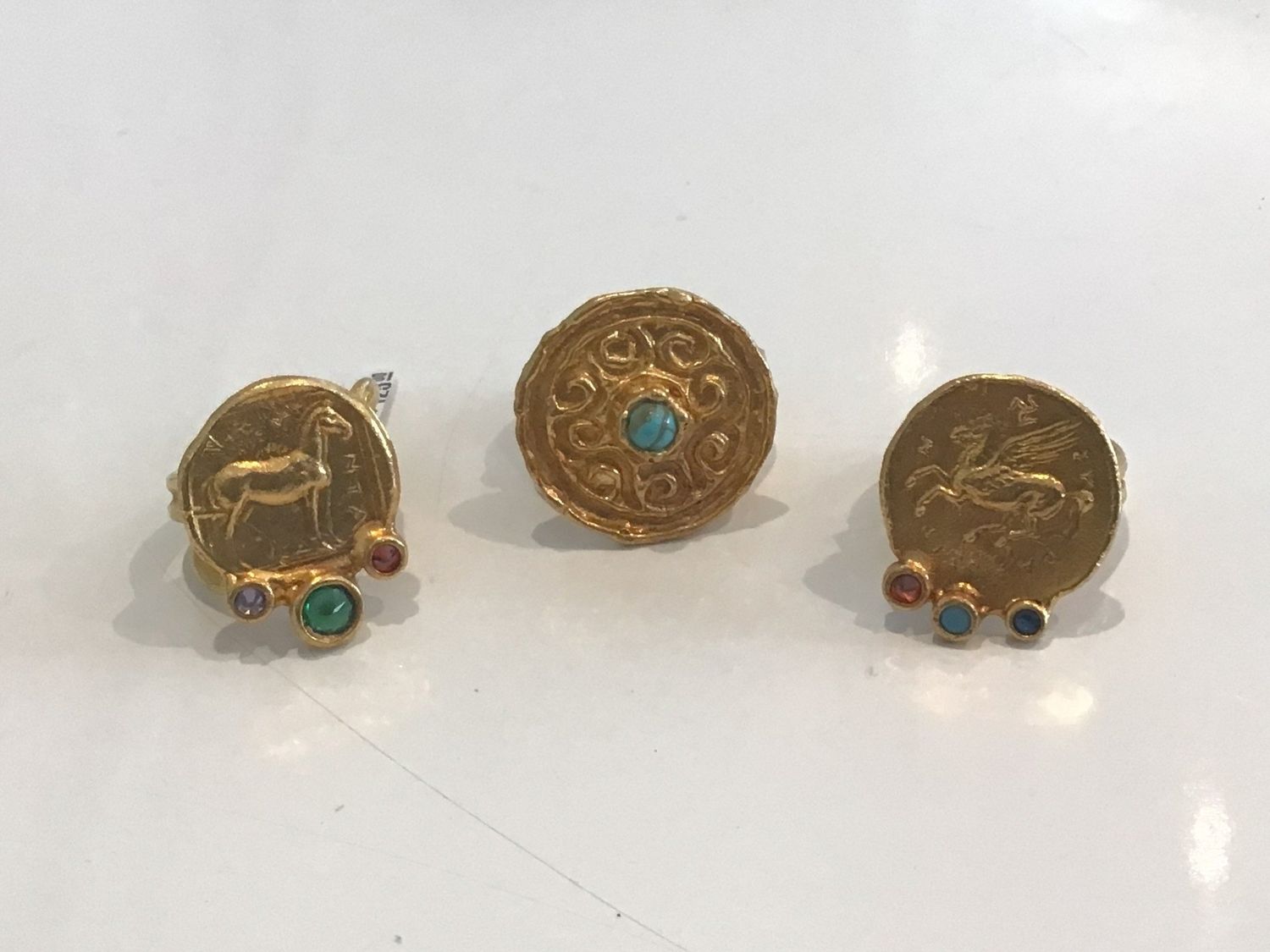 Animal Coin Rings