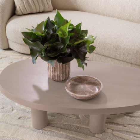 Marble Vase Nava Brown