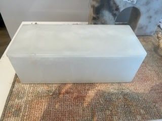 Onyx Jewelry Box Ice White Rectangular