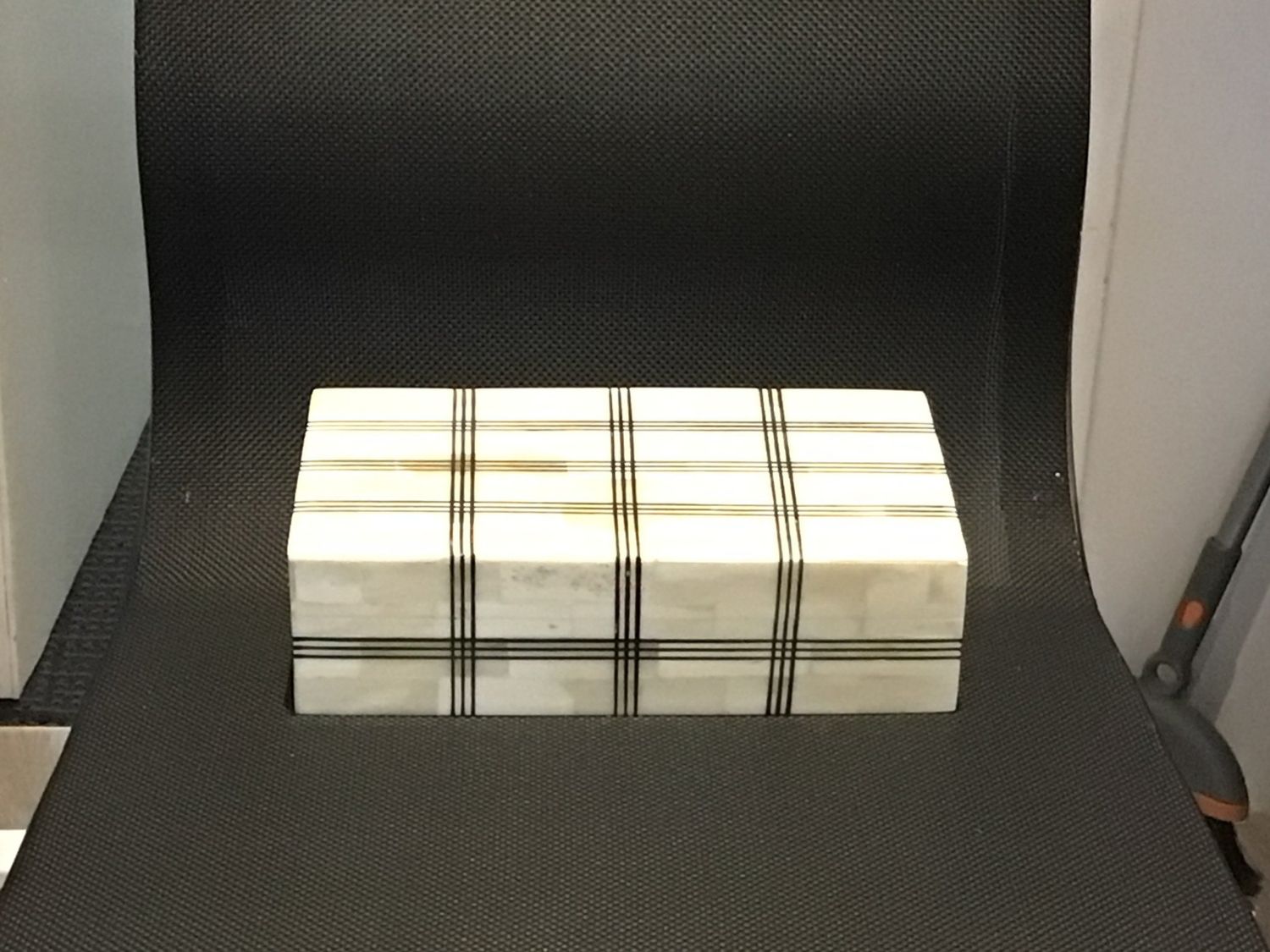 *Hatch Pattern Inlay Bone Box