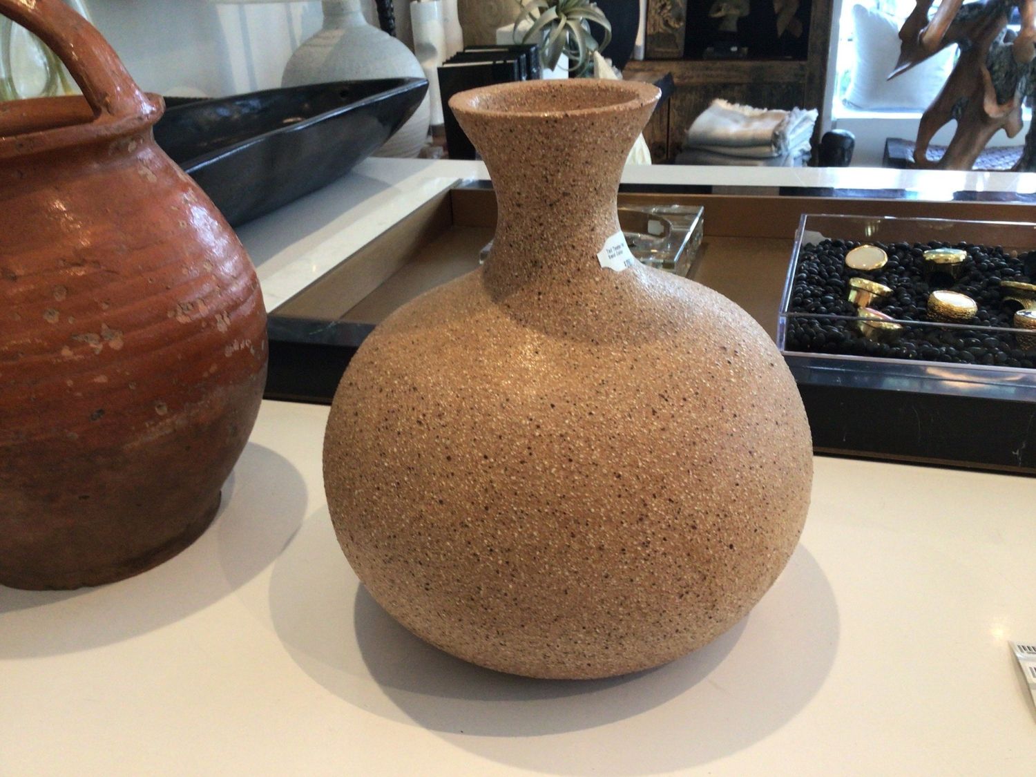 Ted Teeter Vase, Sand Color