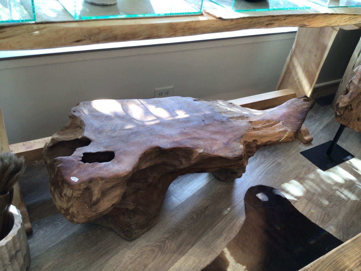 Natural Teak Wood Bench , 52&quot; L x  21&quot; W