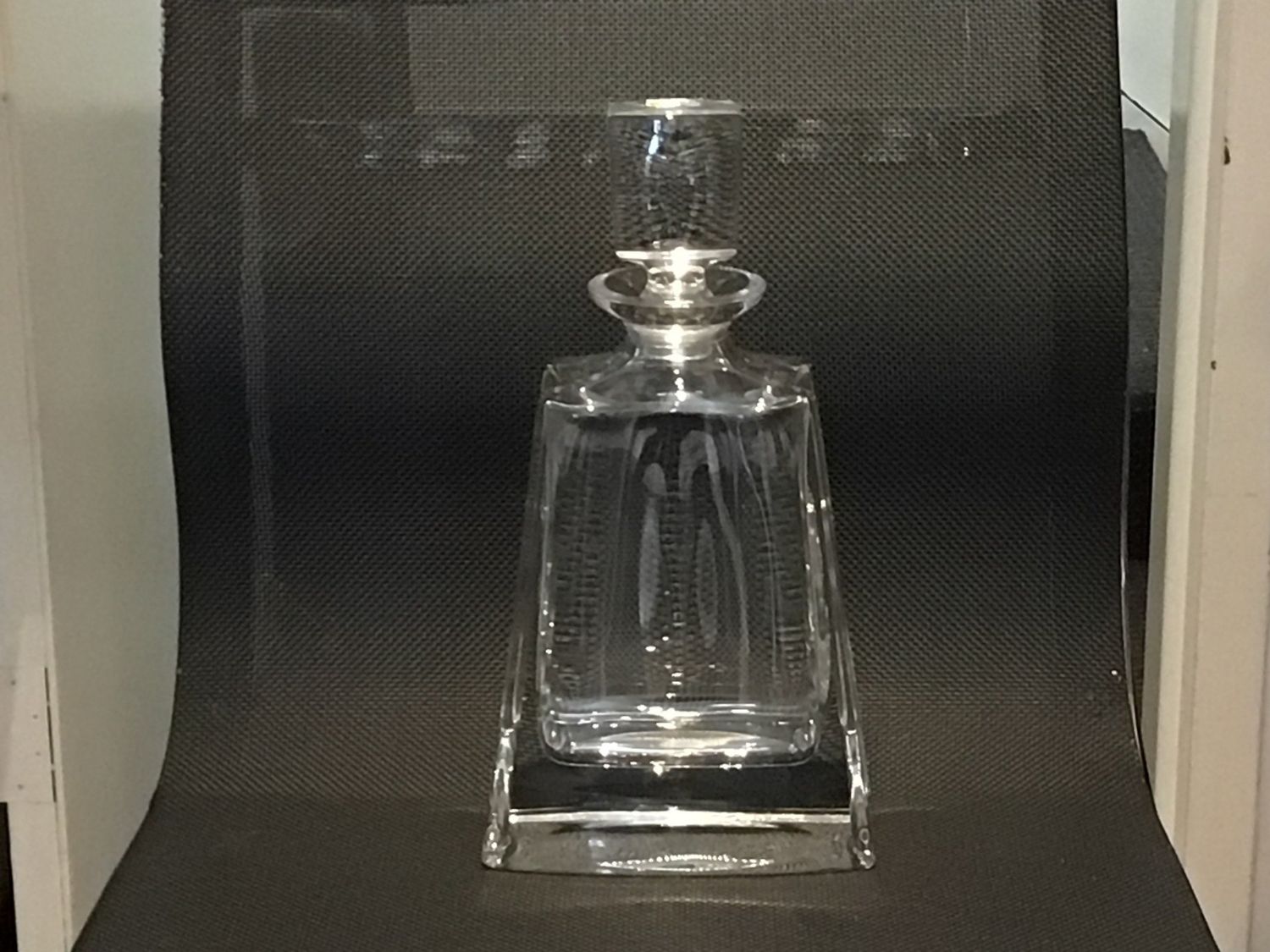 *Crystal Glass Decanter 10.75&quot;