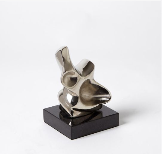 Abstract Nickel sculpture - small