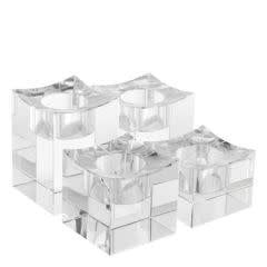 *Tealight holder glass set of 4