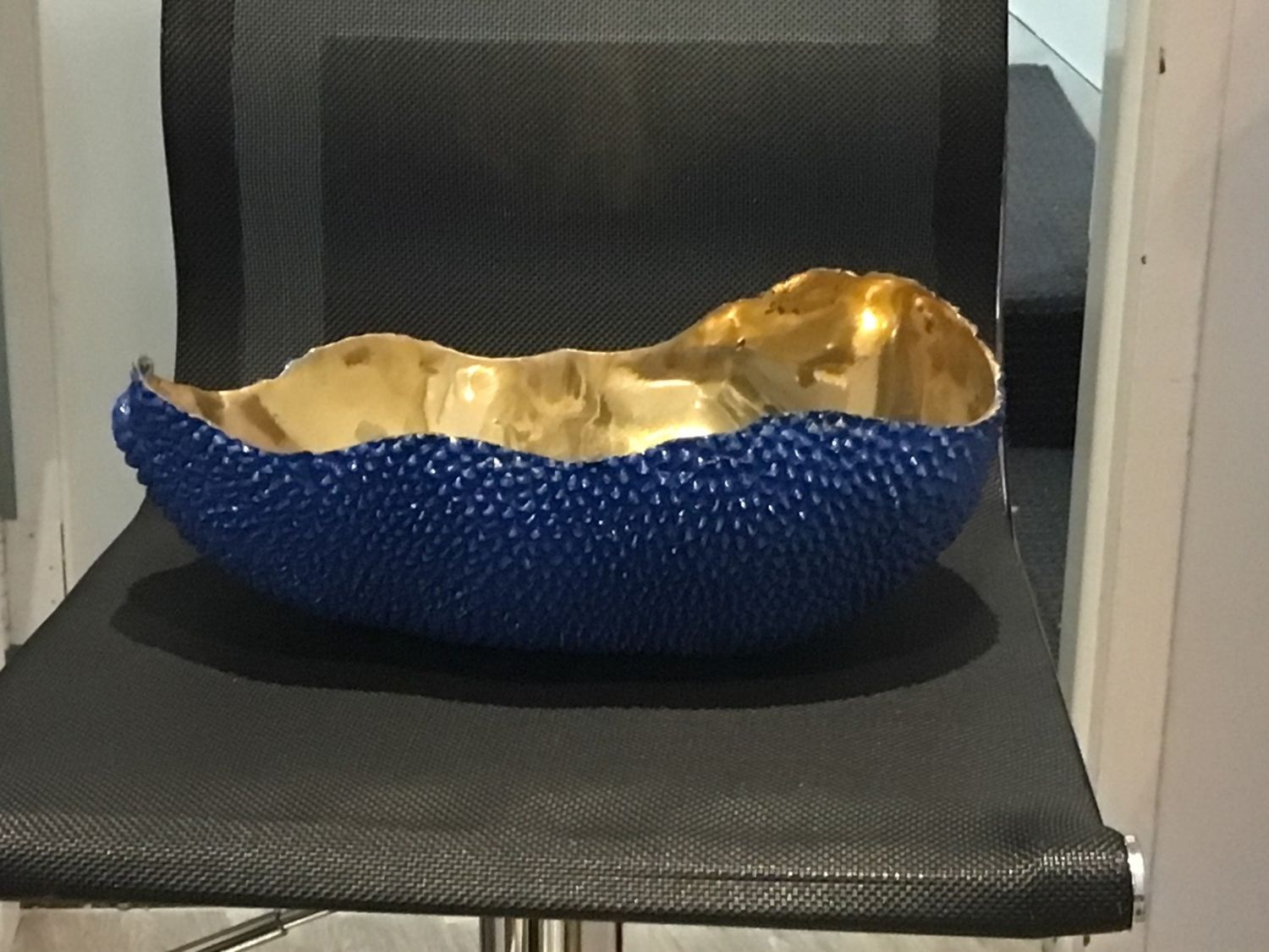 Jackfruit Cobalt Blue Oval Bowl Large