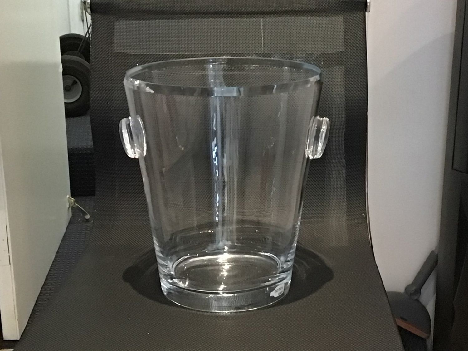 *Beveled Glass Ice Bucket / Cooler 10&quot;