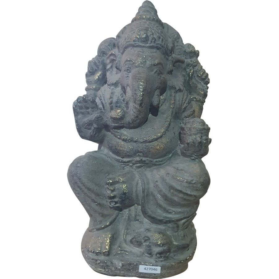 Freestanding Ganesha,  Indonesia ,  7″ W  x  5″D  x  11″H