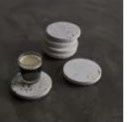 *Marble Stone Coasters, Set of 6