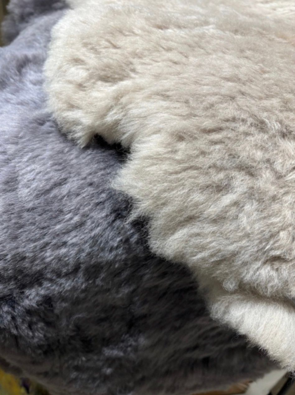 Australian Sheepskin Double-Sized Throw/Rug - Mushroom