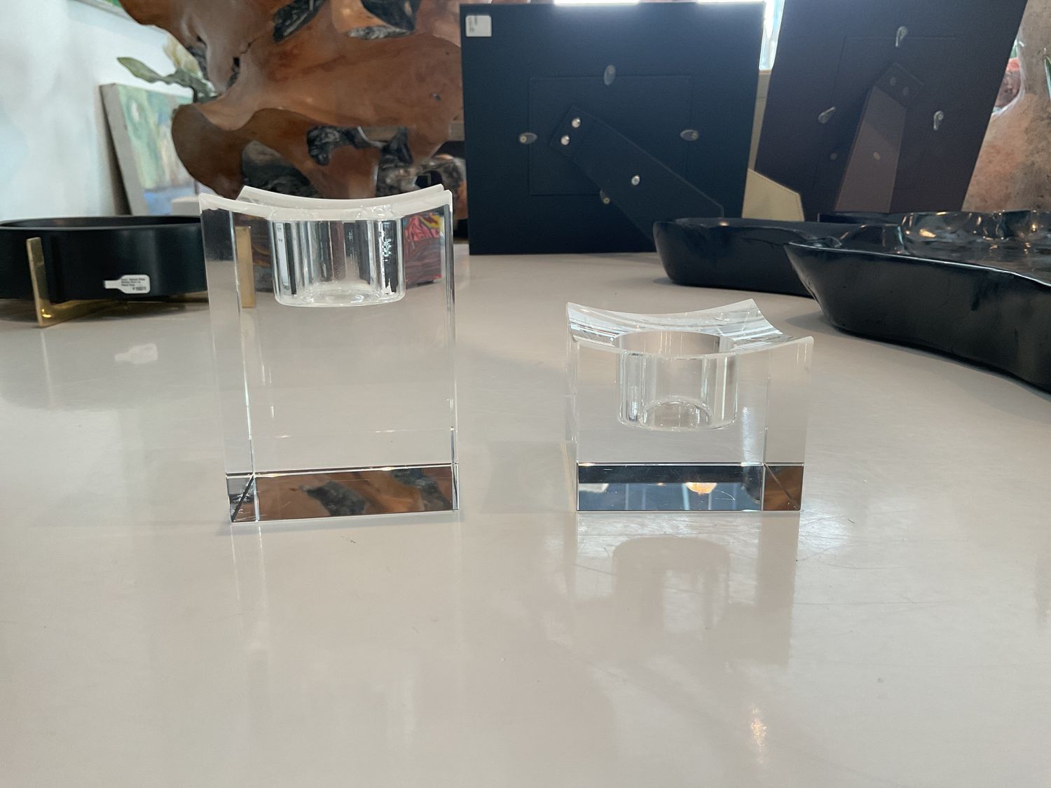 *Tealight Holder Glass Set of 2