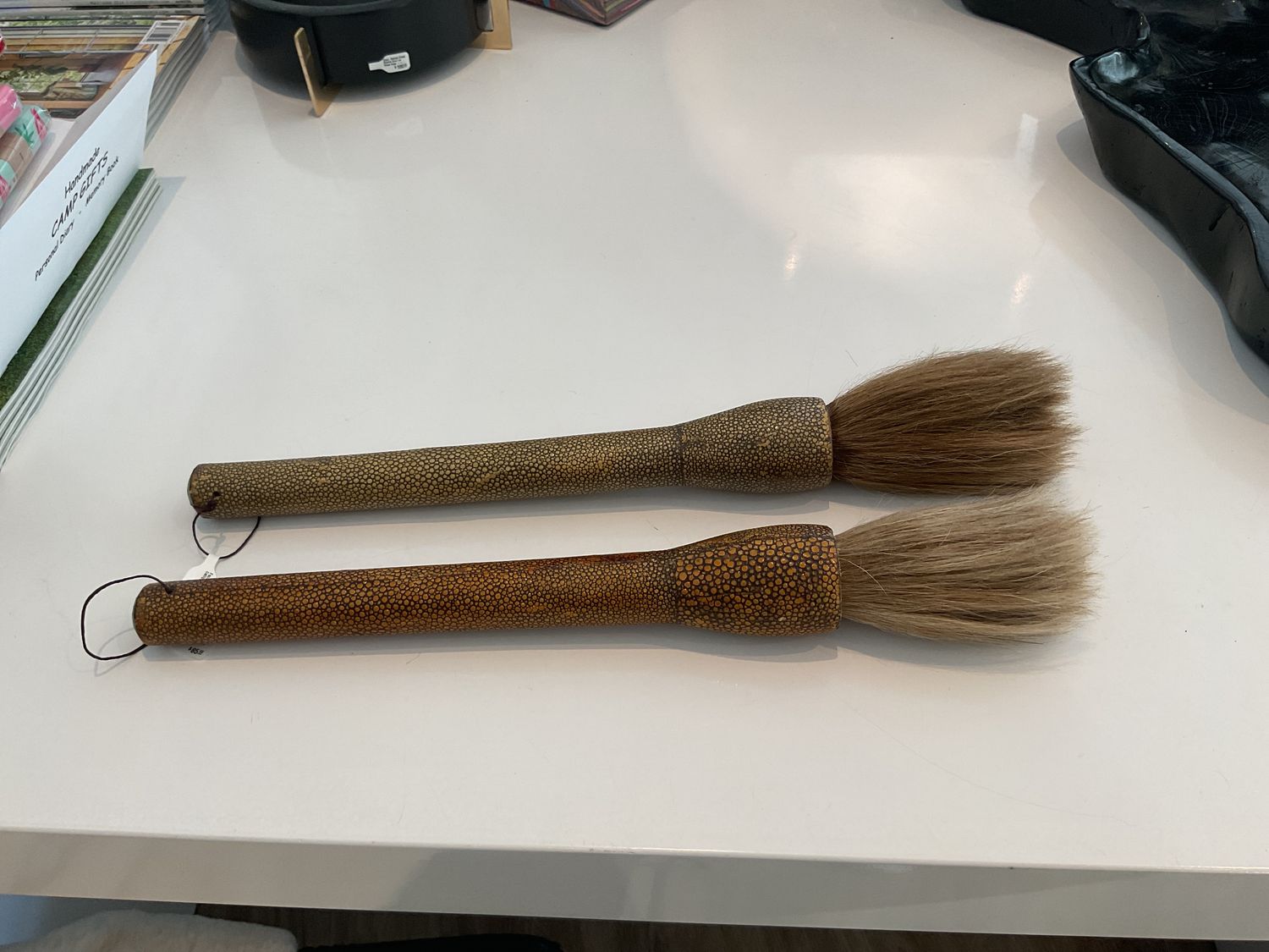 Faux Shagreen Calligraphy Brush