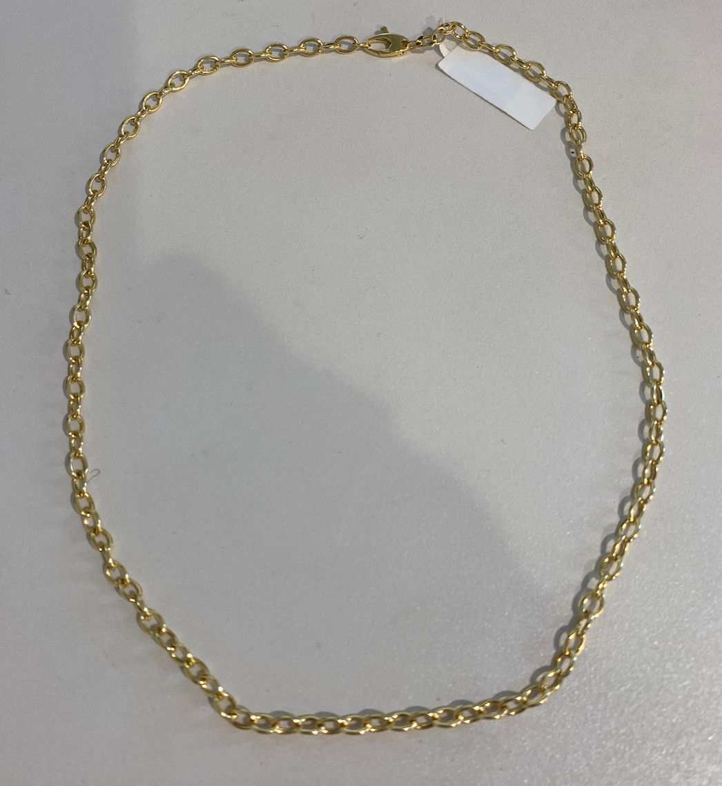 Necklace 14k Rollo Chain 17&quot;