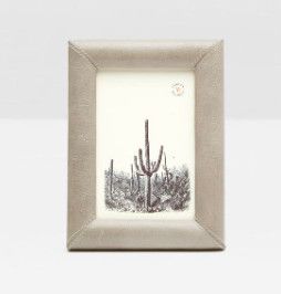 Full Grain Leather Frame, Storm Grey, 4&quot;x 6&quot;
