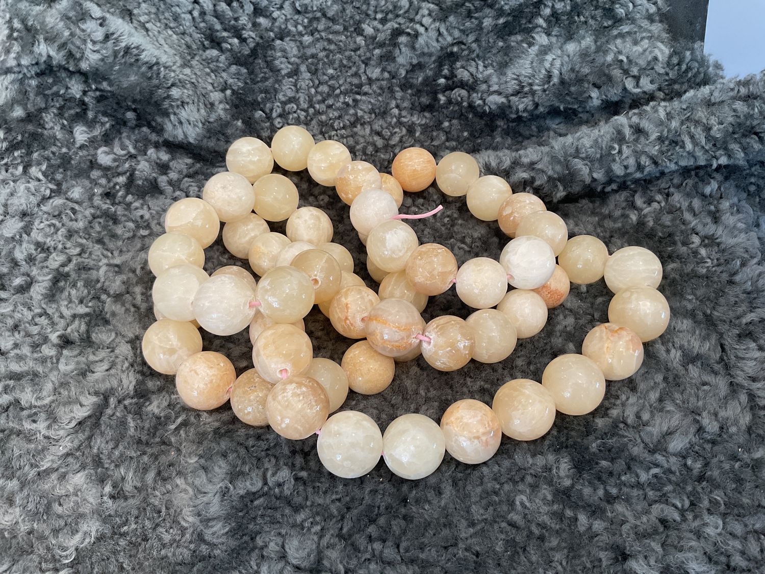 SOLD Onyx Large 60 Beads Natural Indonesia