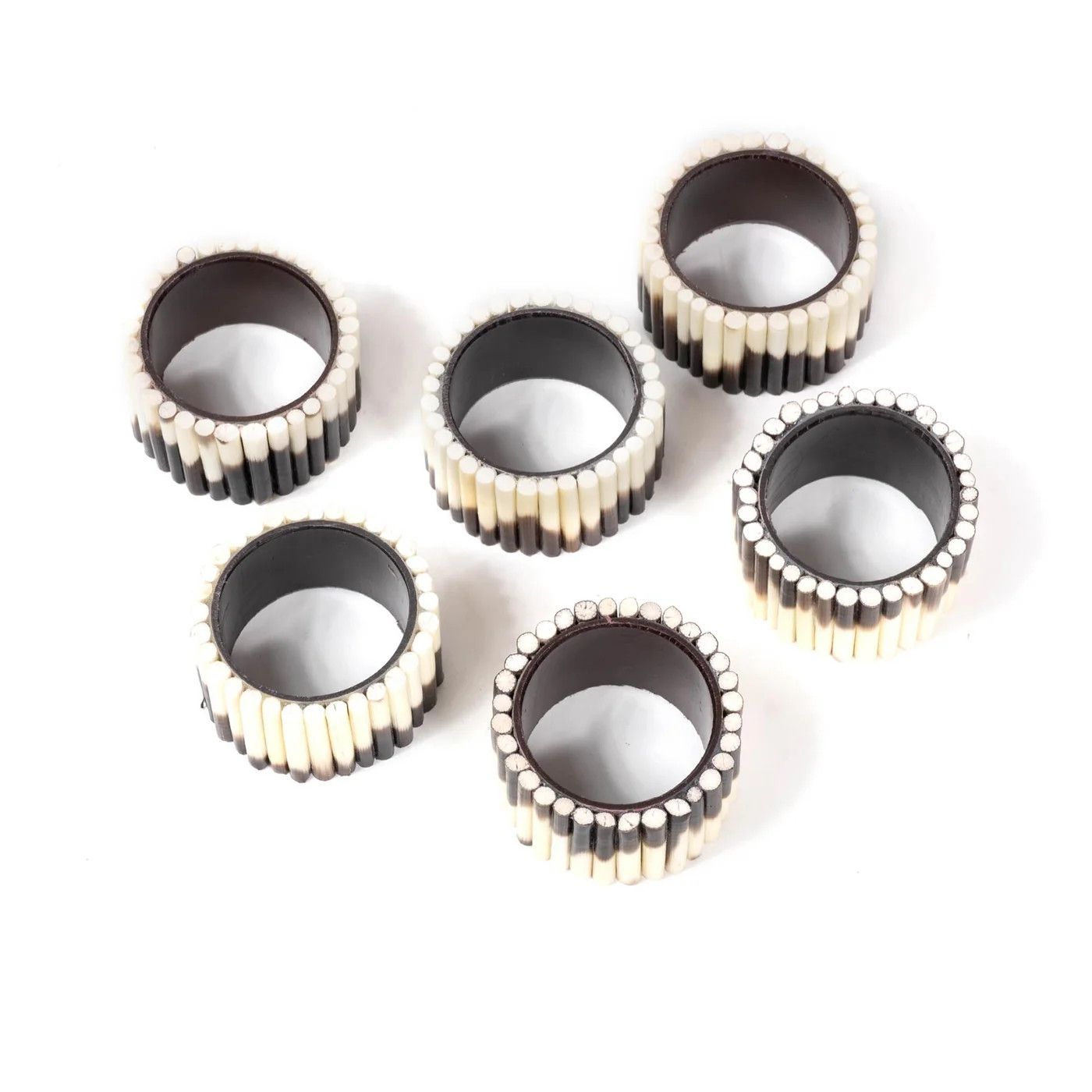 Napkin Rings Set Of 6 Porcupine quills