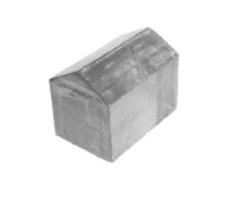 &quot;Abode&quot; Sculpture (House), Clear, Translucent Cast Resin, 8&quot; L x 5.5&quot; W x 6.25&quot; H