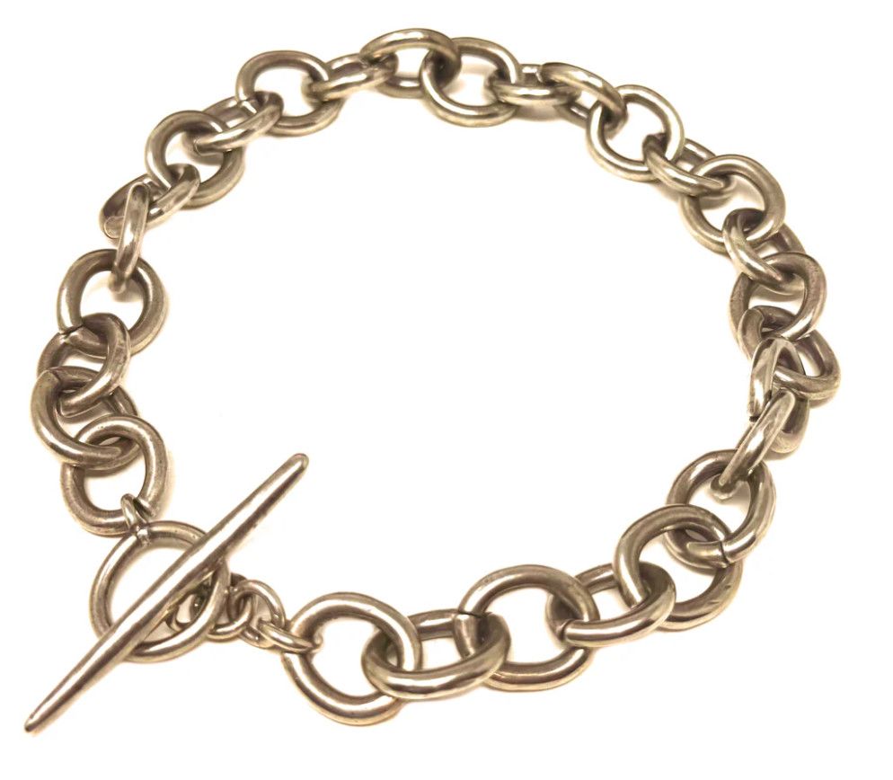 Necklace Chunky Bronze Chain Toggle