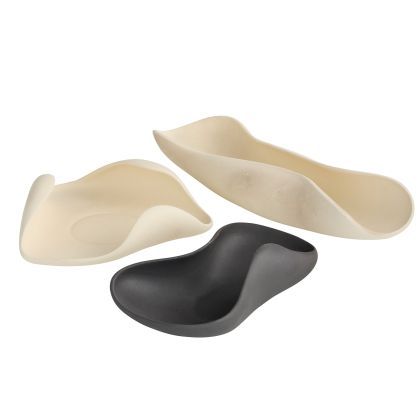 SOLD Trays Set Of Three Organic Hand Shaped Porcelain