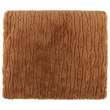 Throw Plush Texture Rust 50&quot; x 60&quot;