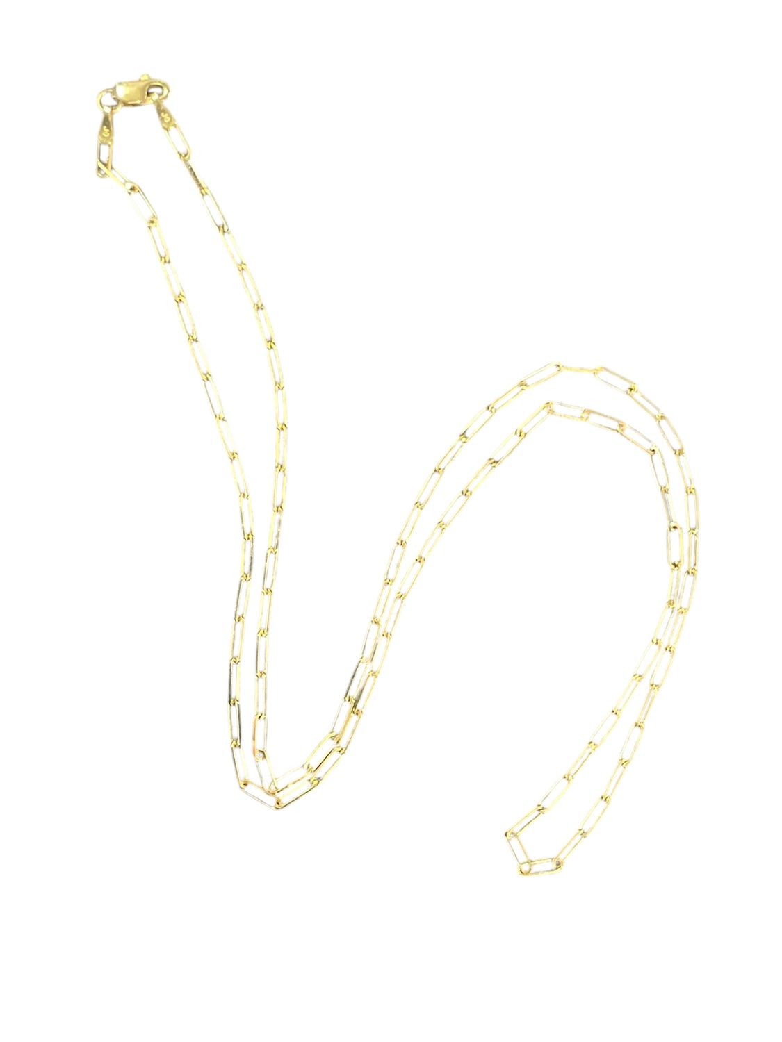 Necklace- Paper clip 10k G