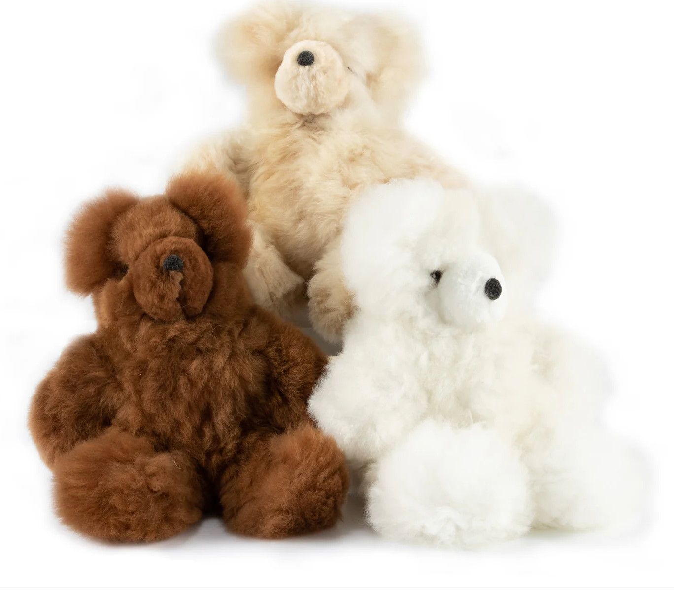 Teddy Bear, Genuine Alpaca Fur, Collectible, 12&quot;