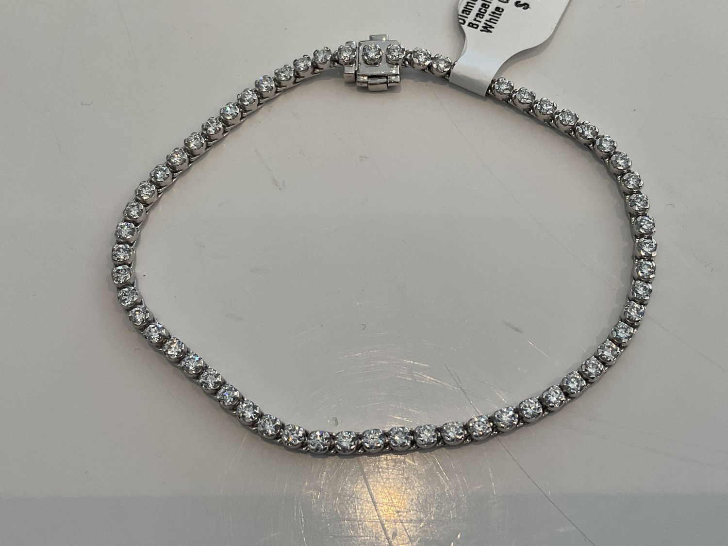 Lab Diamond Tennis Bracelet 14K WG 2.75 tcw Colorless E/F Color 6.5&quot;
