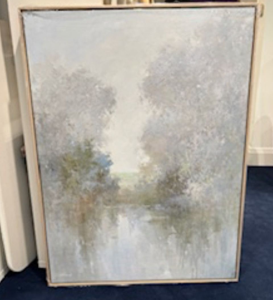 Original Art, Abstract Reflections II, 36&quot; x 48&quot;, Zhang