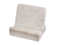 Cook Book Stand Marble Off White 4.50&quot;L x 6&quot;W x 5&quot;H