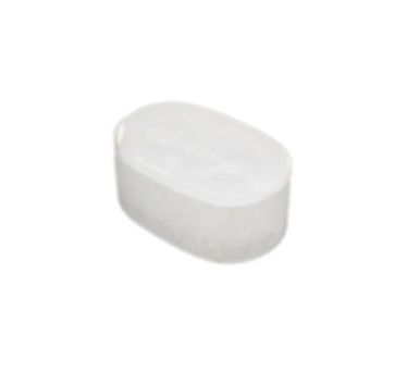 White Alabaster Oval Trinket Box, 4&quot; x 2.5&quot;