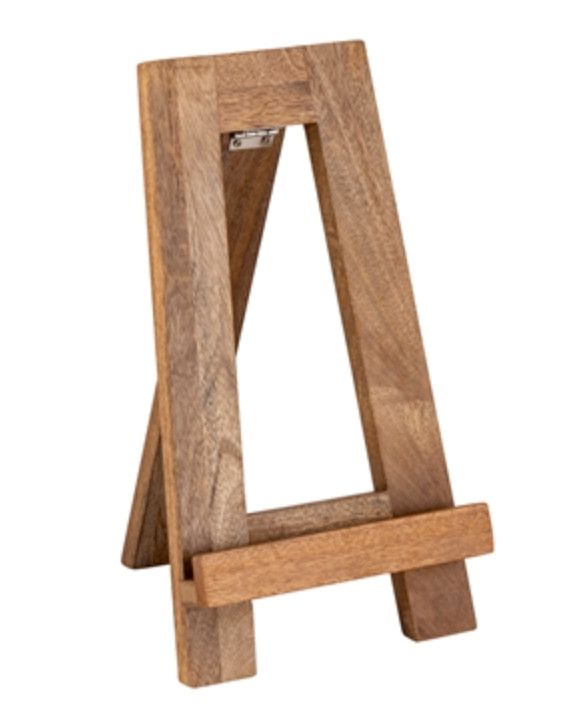 Natural Wooden Easel, Lt Br, Lg, 16&quot; H x 9&quot; W