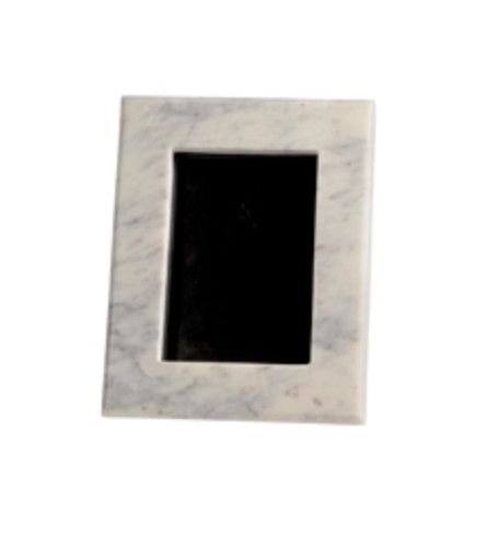 White Marble Picture Frame, 5&quot; x 7&quot; Photo