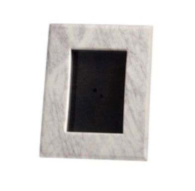 White Marble Frame, 4&quot; x 6&quot; Photo